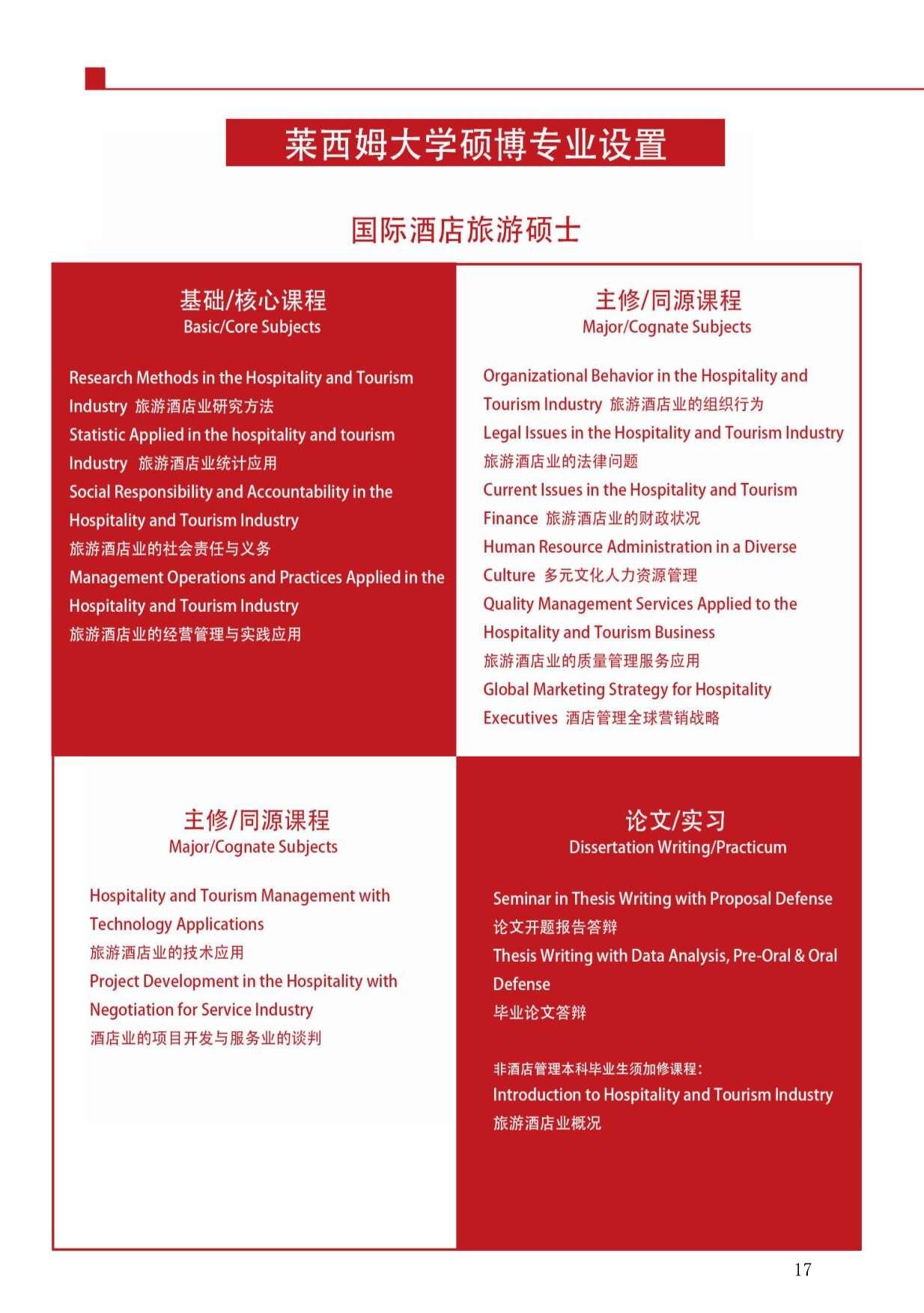 萊西姆大學(xué)招生簡(jiǎn)章19