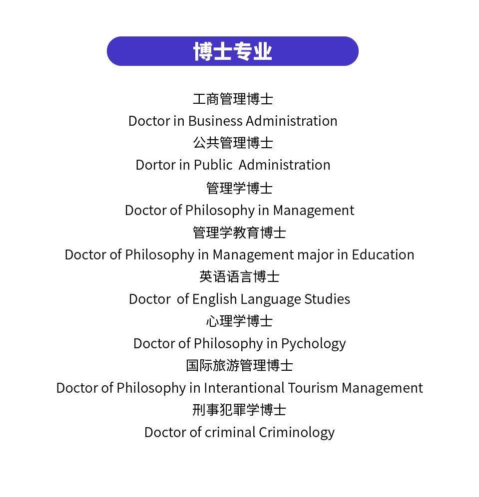 菲律賓留學(xué)博士申請(qǐng)招生簡(jiǎn)章
