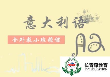 桂林一對一意大利語培訓價格|價目表，外教網上意大利語培訓。